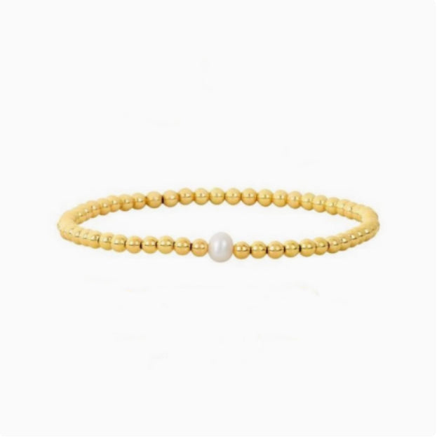 Simple & Versatile Baroque Freshwater Pearl Bracelet – Unisex Jewelry