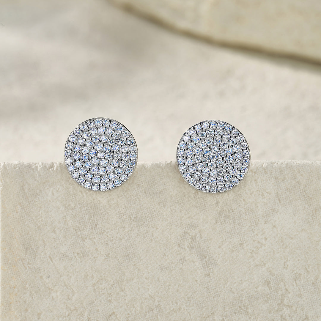 Luxurious Minimalist Moissanite Earring Set