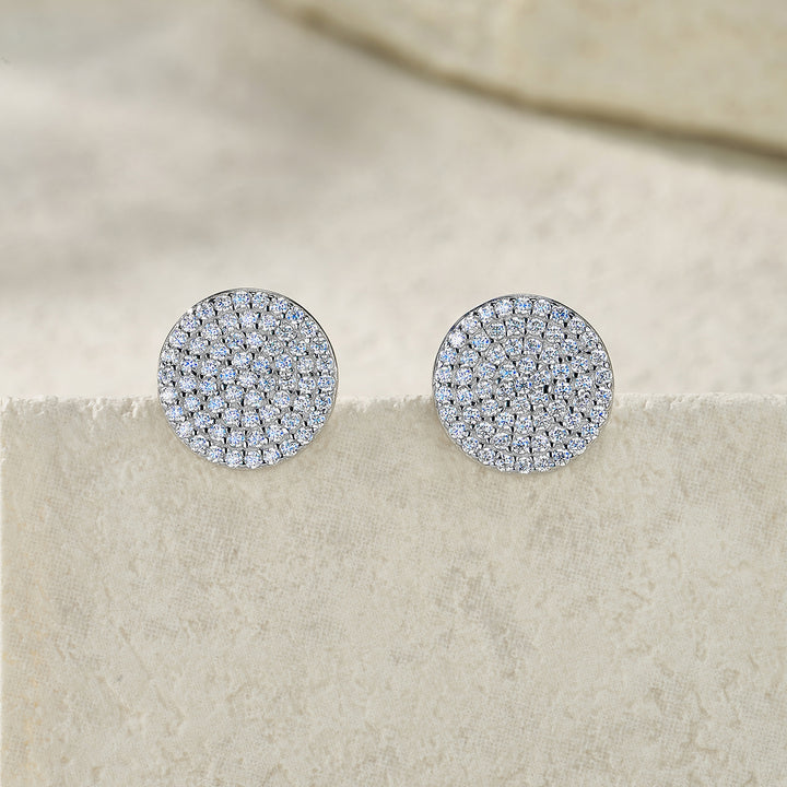 Luxurious Minimalist Moissanite Earring Set