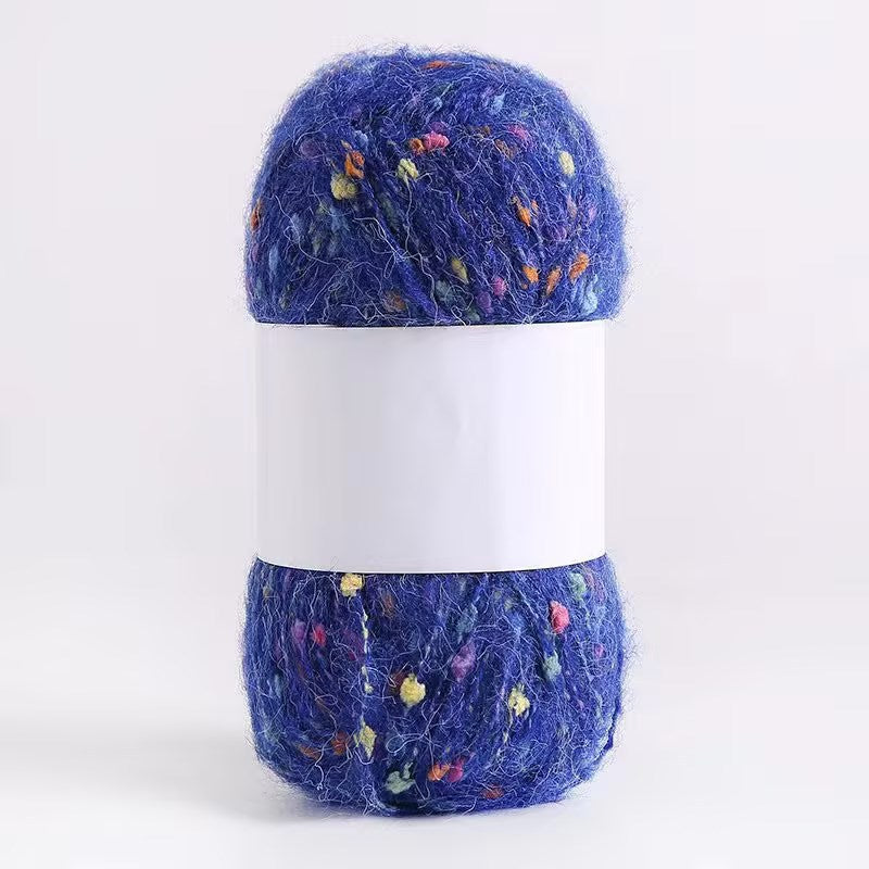 Colored Mohair Knitting Yarn – Soft Hand Woven Mohair Thread for Sweaters, Scarves & DIY Crafts