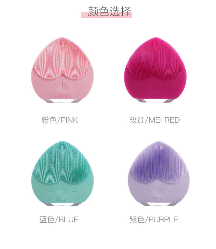 🧼💖 Electric Silicone Facial Cleansing Brush | Ultrasonic Pore Cleaner