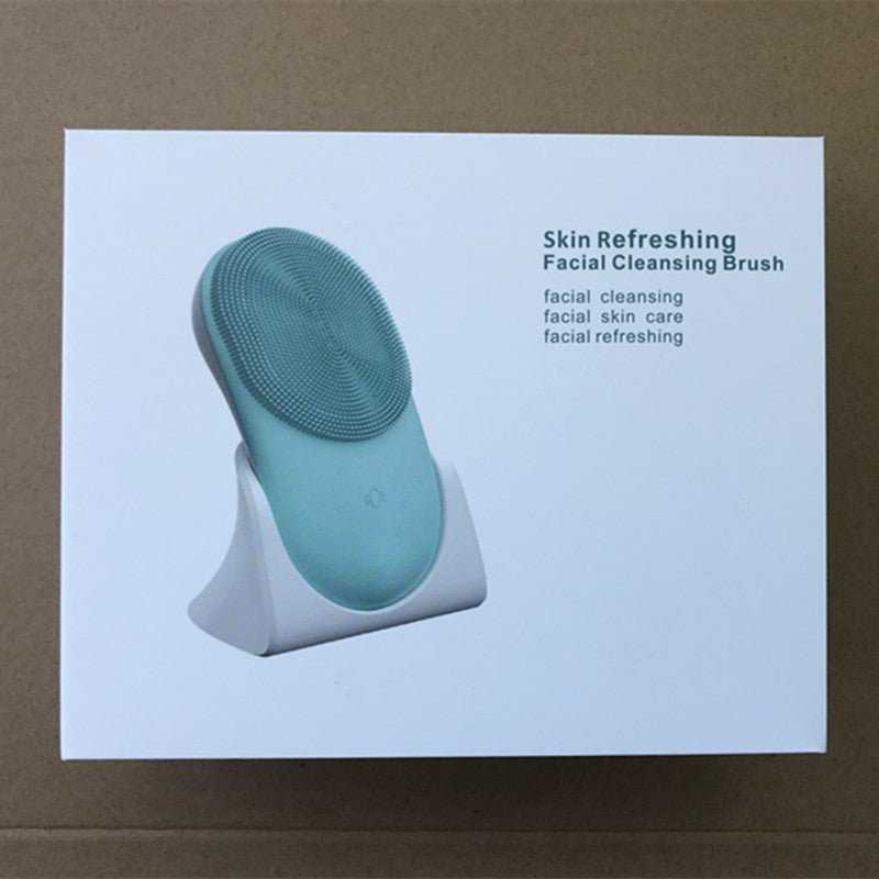🧼💗 Silicone Facial Cleansing Apparatus | Ultrasonic Face Wash & Massage Brush
