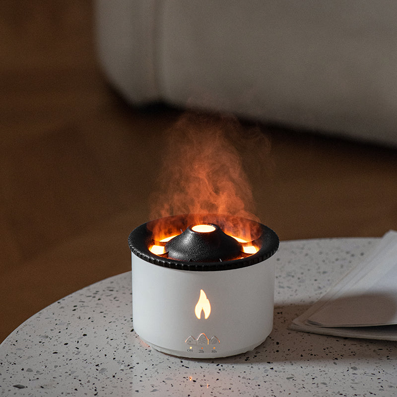 🔥🌊 Jellyfish Flame & Blue Volcano Humidifier | Aroma Diffuser with Remote Control ✨