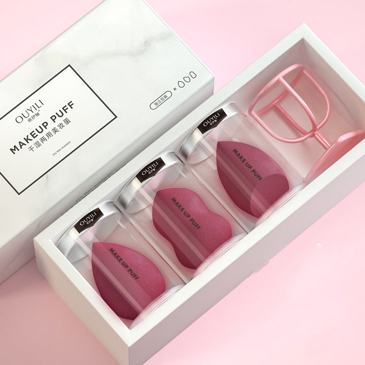💄✨ Beauty Egg & Gourd Sponge Puff Set | Cushion Makeup Tools Collection