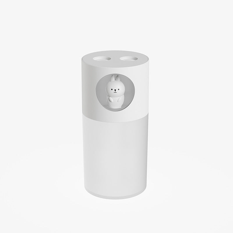 🌸✨ Small Desktop Cute Pet Double Spray Humidifier 💧🐶