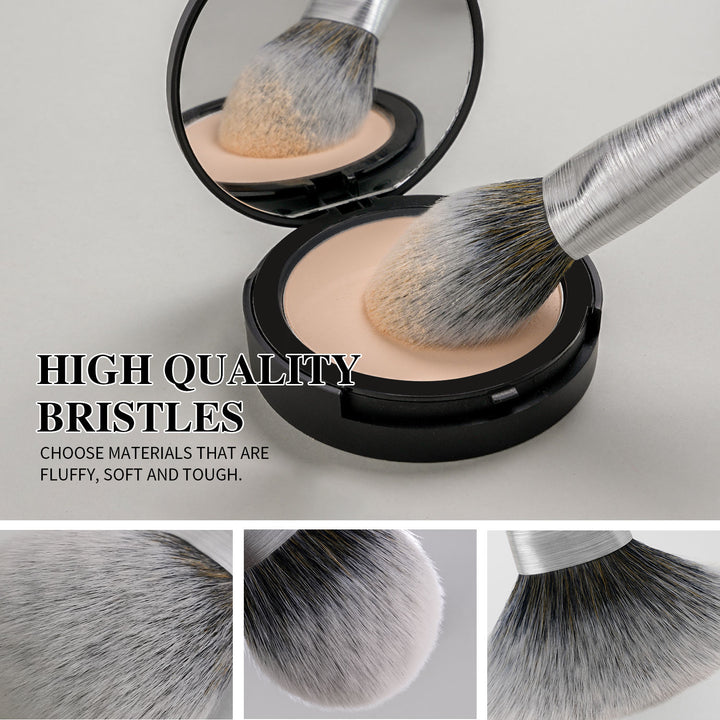 🖌️ 10-Piece Kabuki Makeup Brush Set – Soft Synthetic Brushes for Foundation, Concealer & Eyeshadow 💄✨