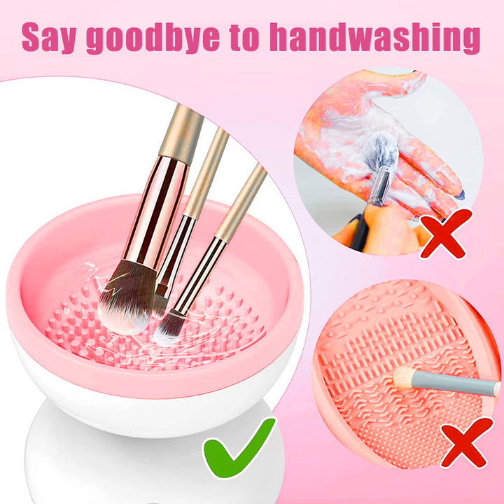 ✨ Portable USB Makeup Brush Cleaner — Automatic Washing Tool 💄🧼⚡