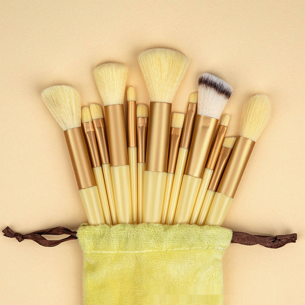 ✨ Portable Complete Makeup Brush Set — Multi-Color Beauty Tools Kit 💄