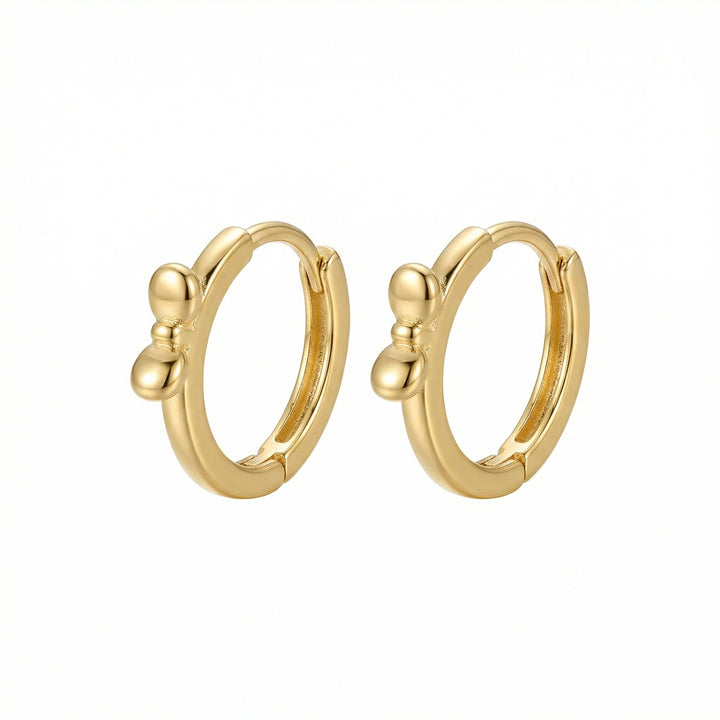 ✨ 925 Sterling Silver Bowknot Huggie Hoop Earrings – Dainty Everyday Loops ✨
