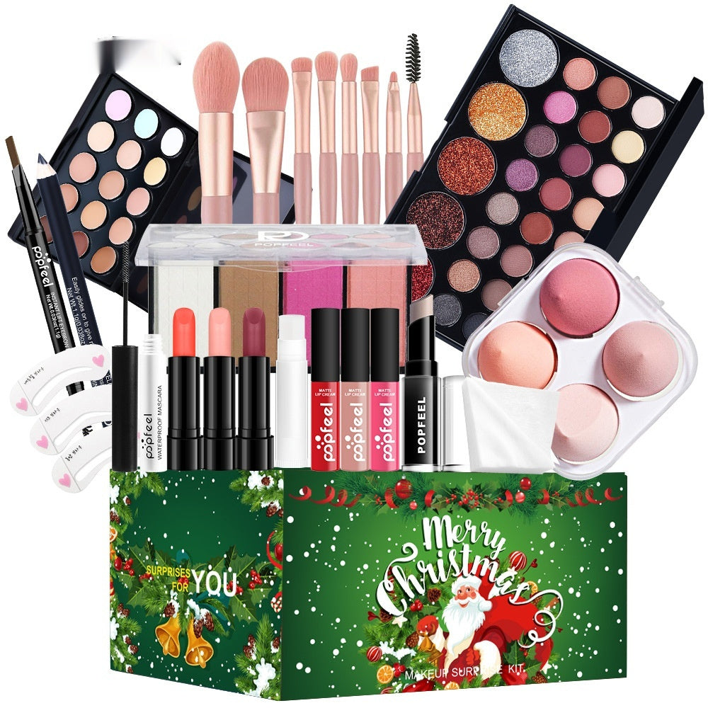 ✨ Christmas Cosmetics Makeup Set – Green Mermaid Festival Beauty Collection ✨