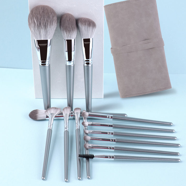 ✨ New 14-Piece Wooden Handle Makeup Brush Set — Beauty Tools Kit 💄