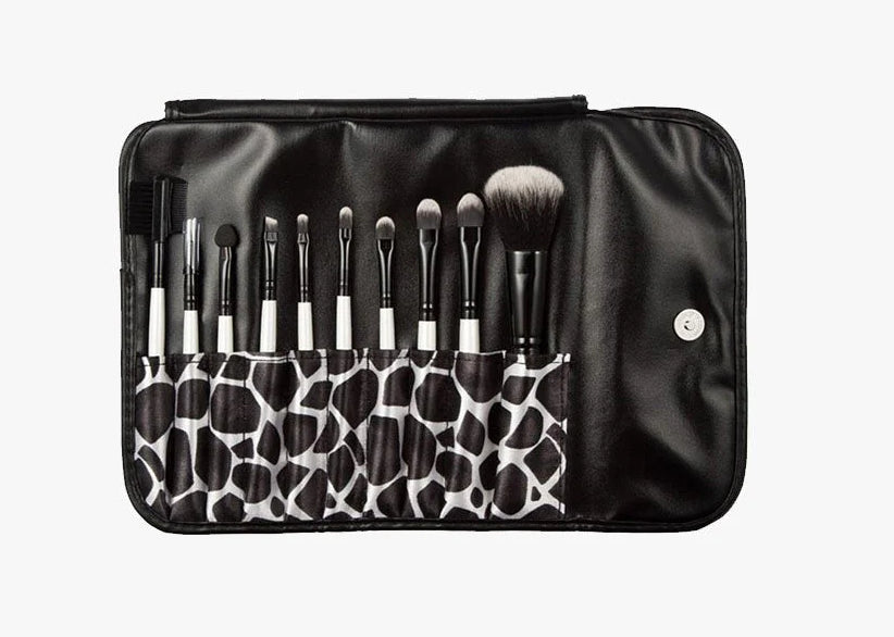 🖌️ 33-Piece High-End Makeup Brush Set – Animal Hair & Synthetic Fiber with Wooden Handles 💄✨