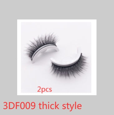 👁️✨ Reusable 3D Mink Lashes – Self-Adhesive Natural False Eyelashes (Glue-Free Silk Style)