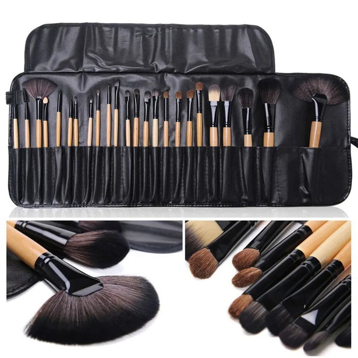 ✨ 24-Piece Professional Makeup Brush Set — Gift Bag Beauty Tools 💄🎁