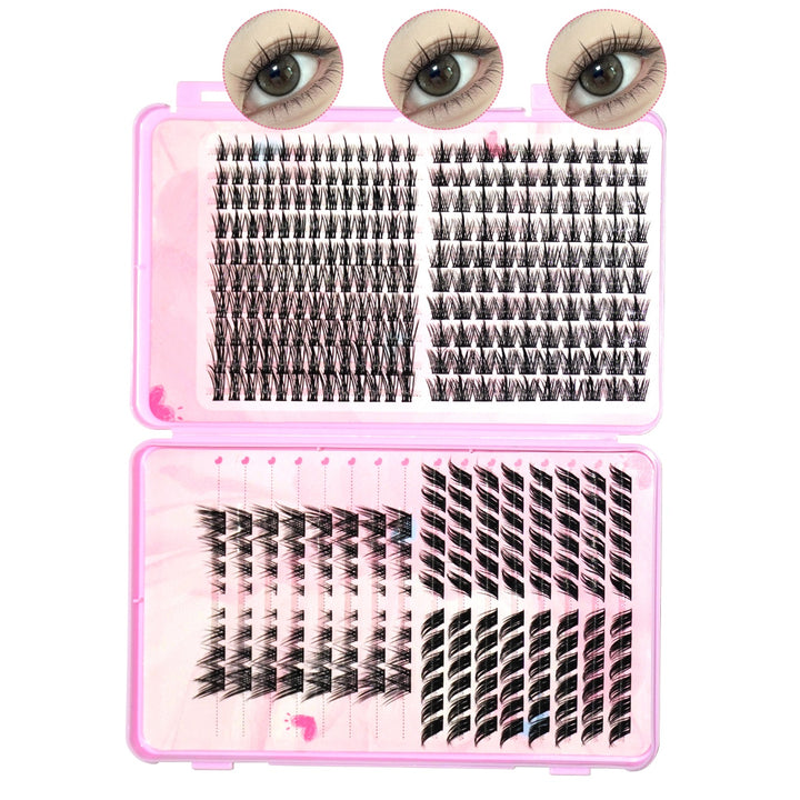👁️✨ Multi-Style Hybrid False Eyelash Extension Set – Easy Apply Glam Lash Kit