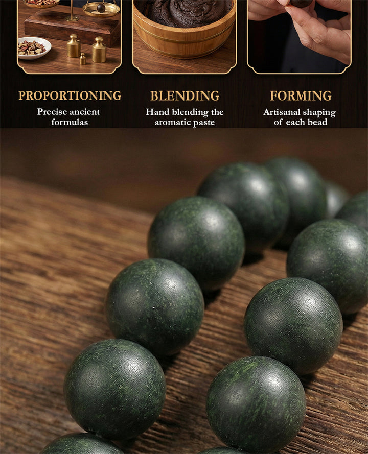 Chinese Herbal Bead Bracelet – Lightweight Wellness Jewelry