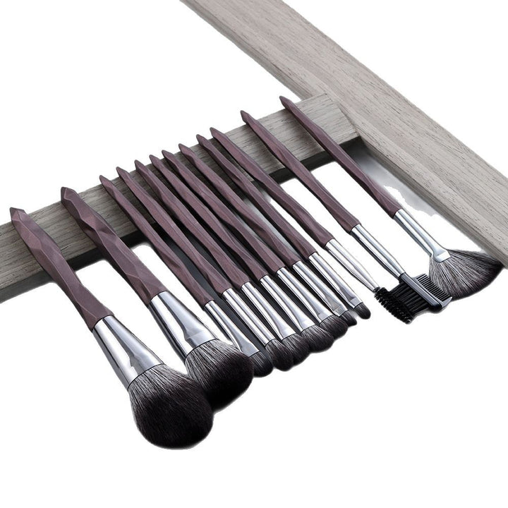 ✨ Foundation, Nose Shadow & Blush Makeup Brush Set — Full Beauty Kit 💄