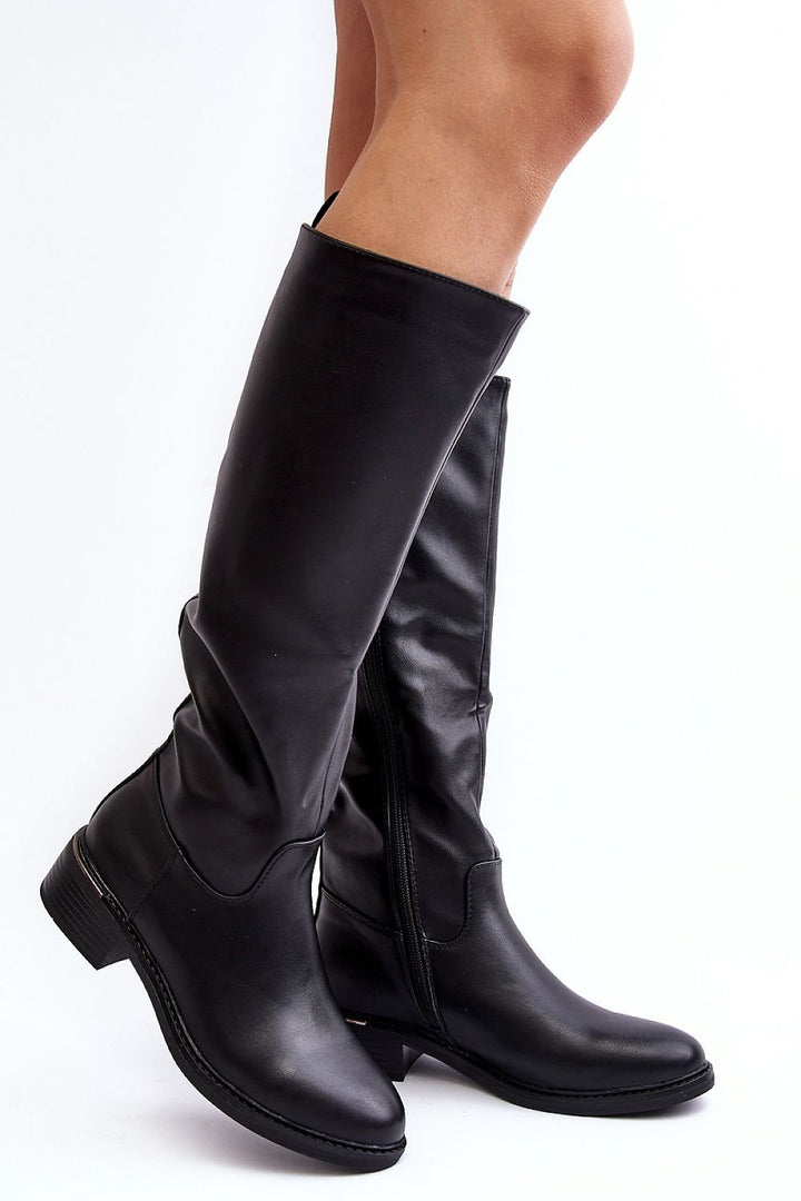 Heel boots Step in style