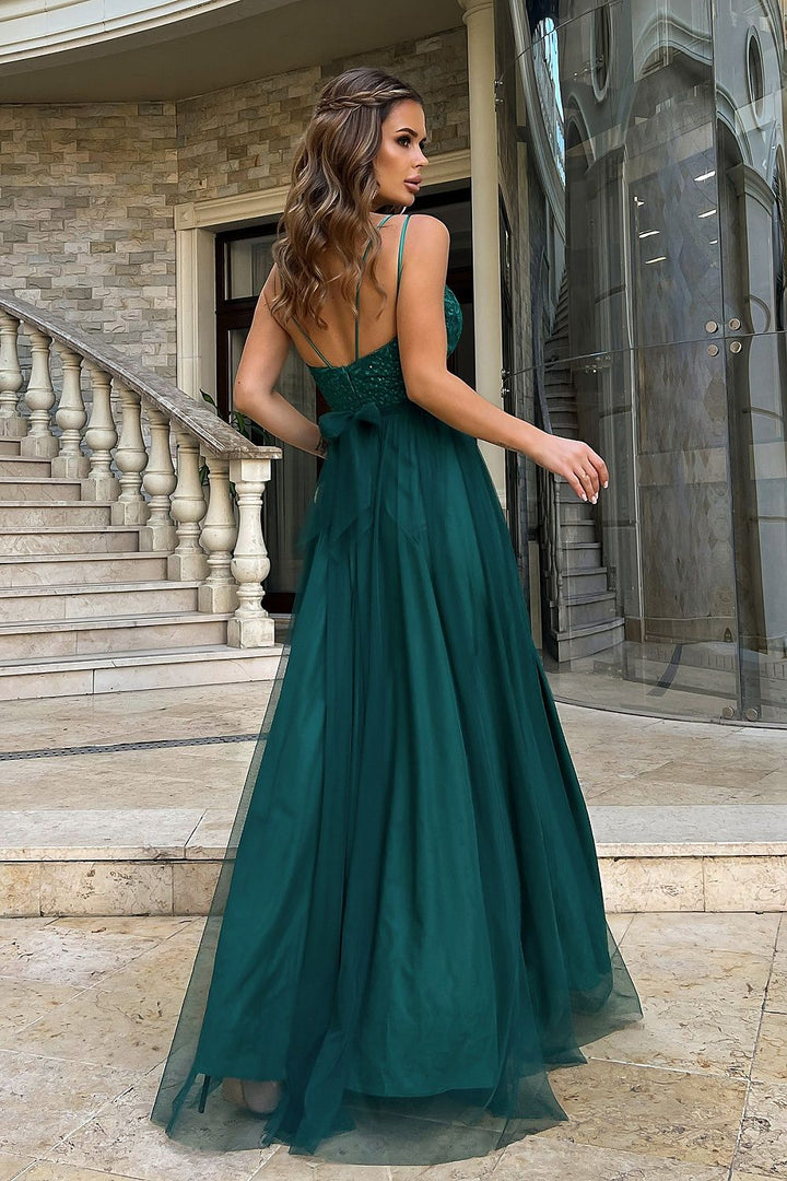 Long dress Bicotone