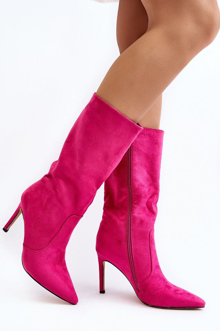 Heel boots Step in style