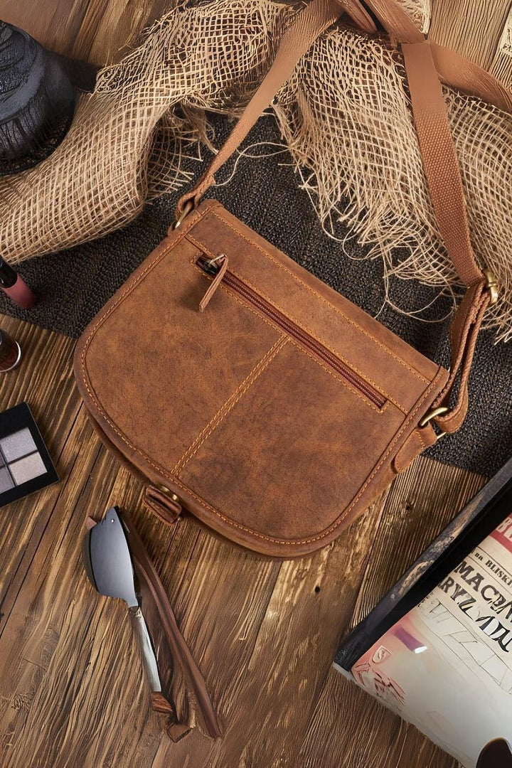 Natural leather bag Galanter