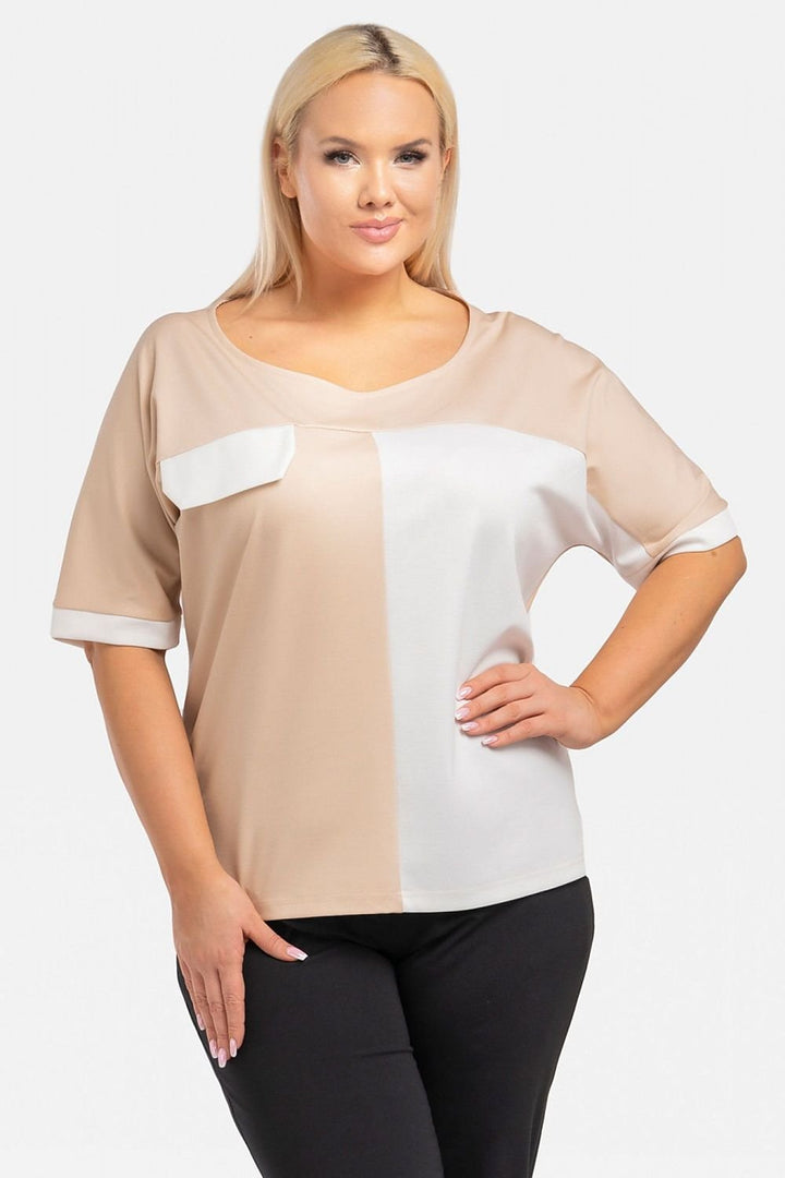 Plus size blouse Karko