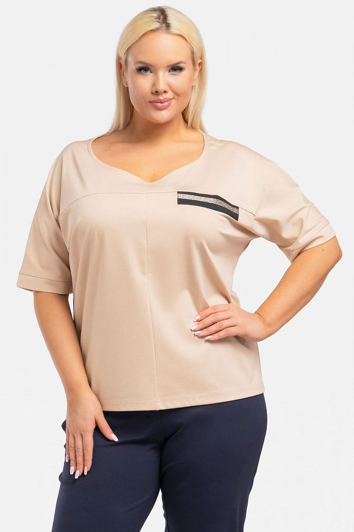 Plus size blouse Karko