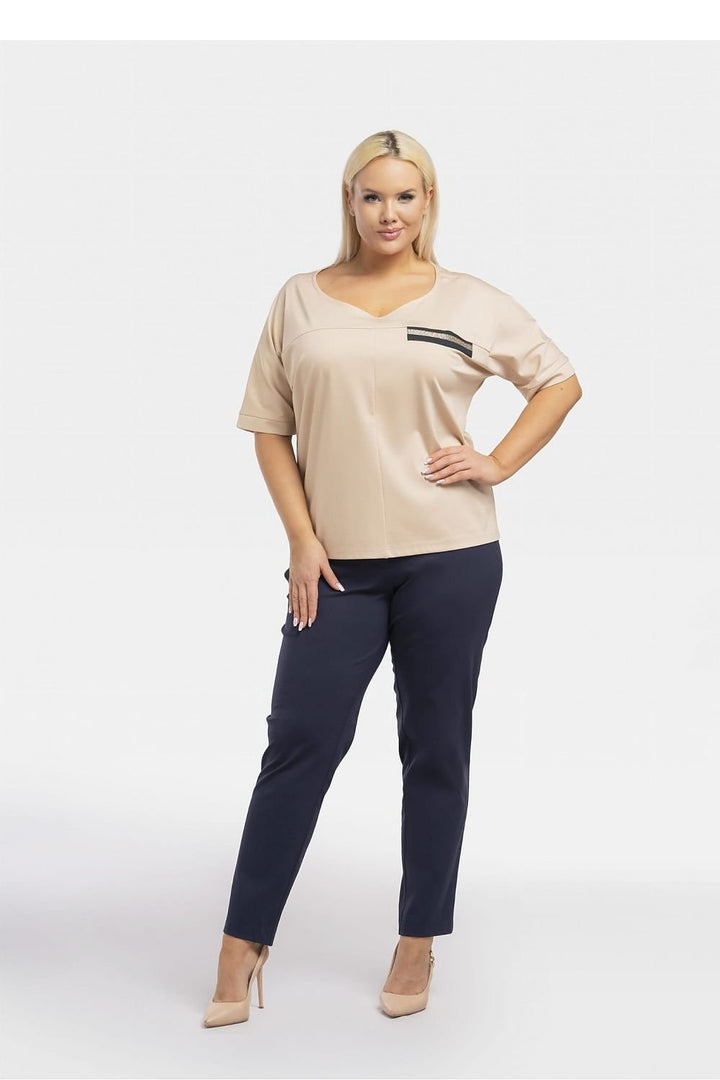 Plus size blouse Karko