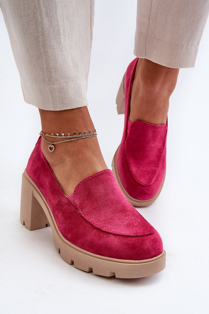 Heeled low shoes Step in style