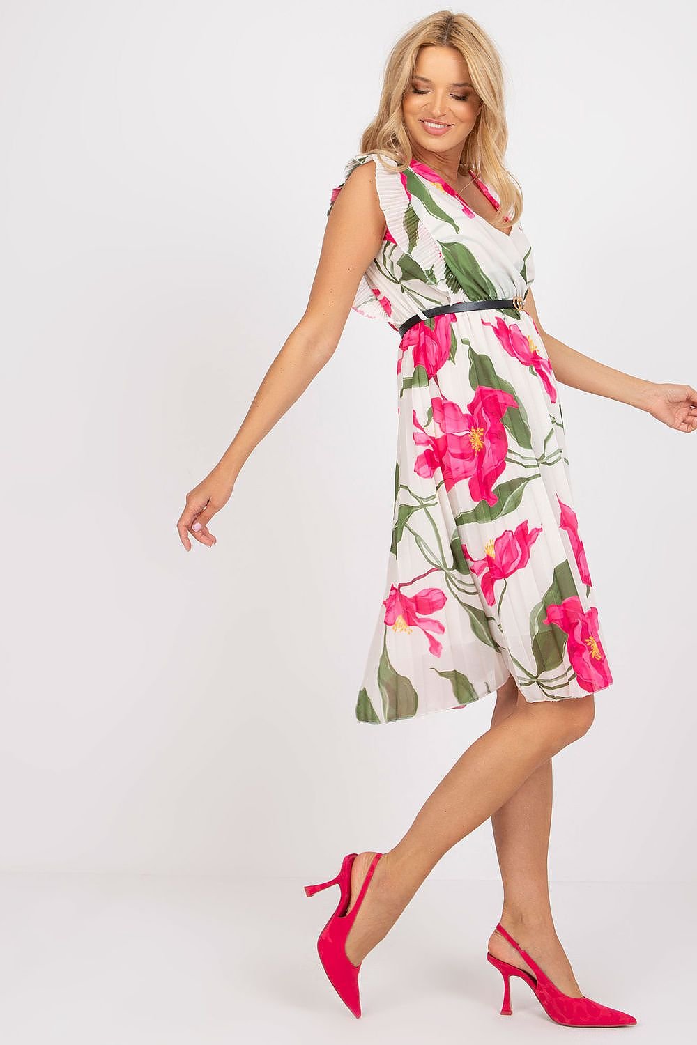 Robe d'été plissée Italy Moda