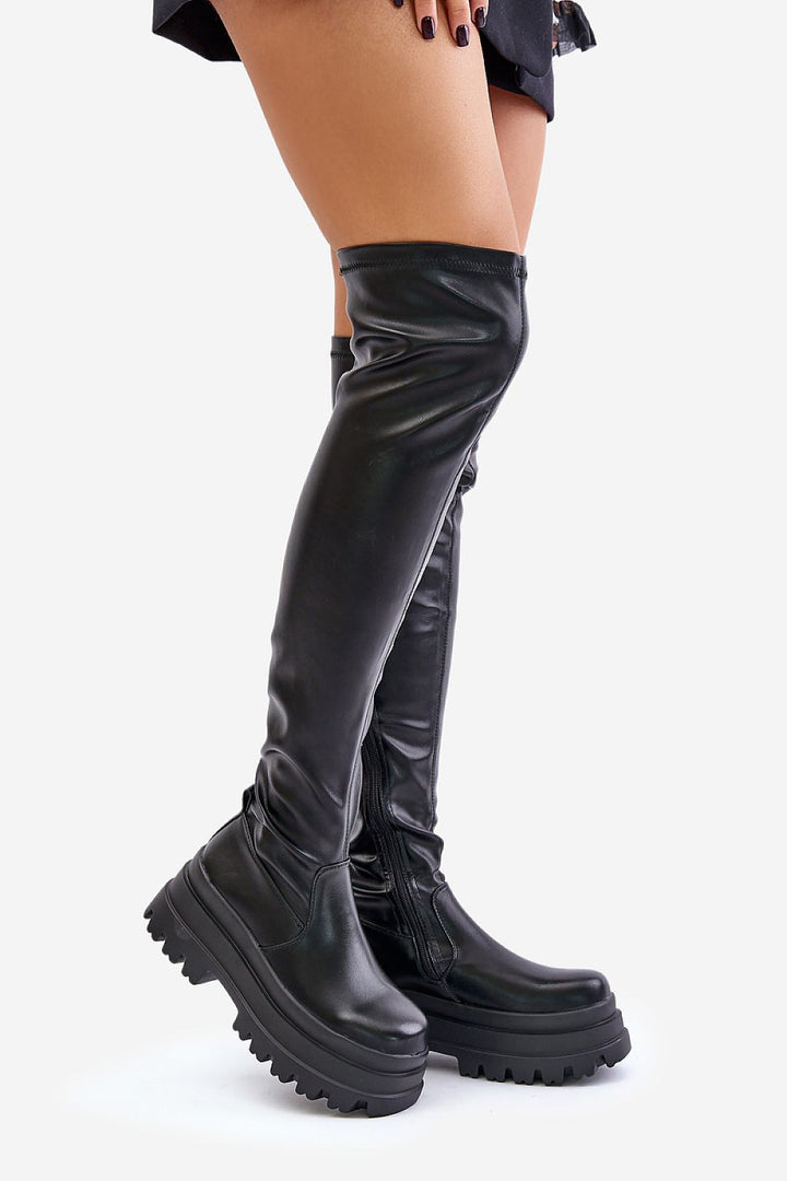 Thigh-Hight Boots Step in style