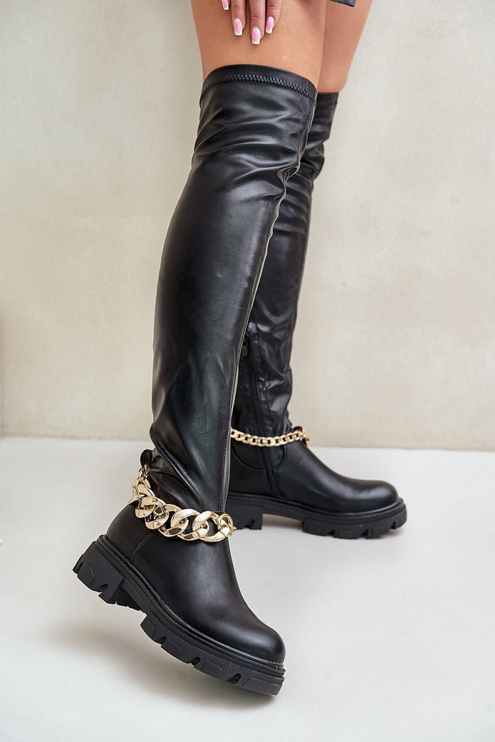 Thigh-Hight Boots Step in style