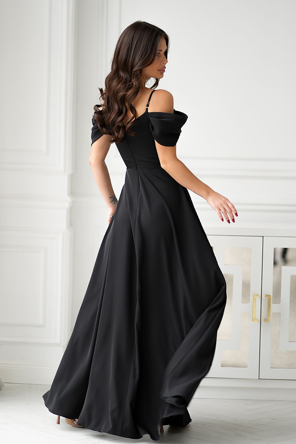 Long dress Bicotone