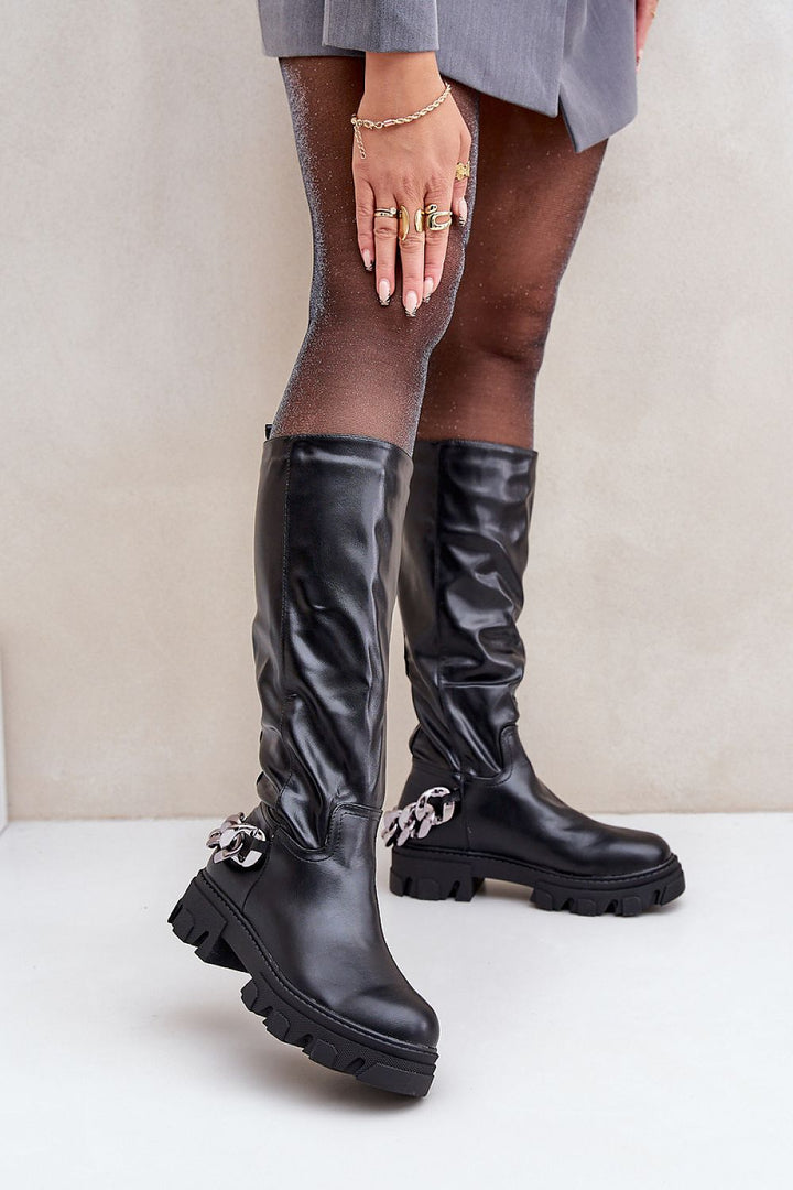 Thigh-Hight Boots Step in style