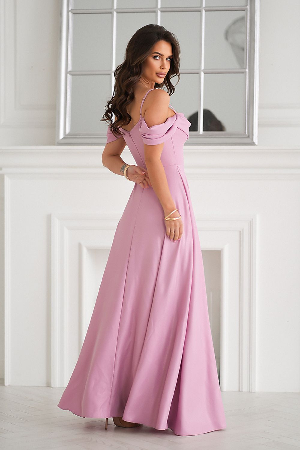  Long dress model 208192 Bicotone 