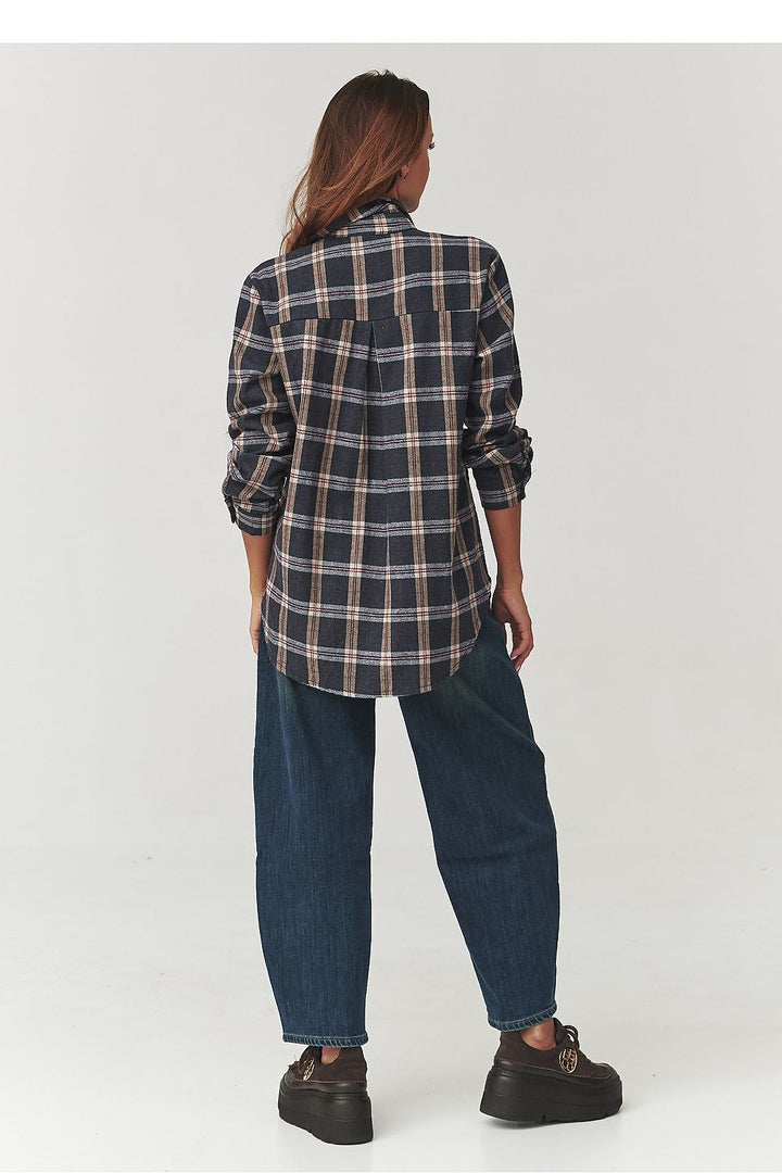  Long sleeve shirt model 219730 Makadamia 