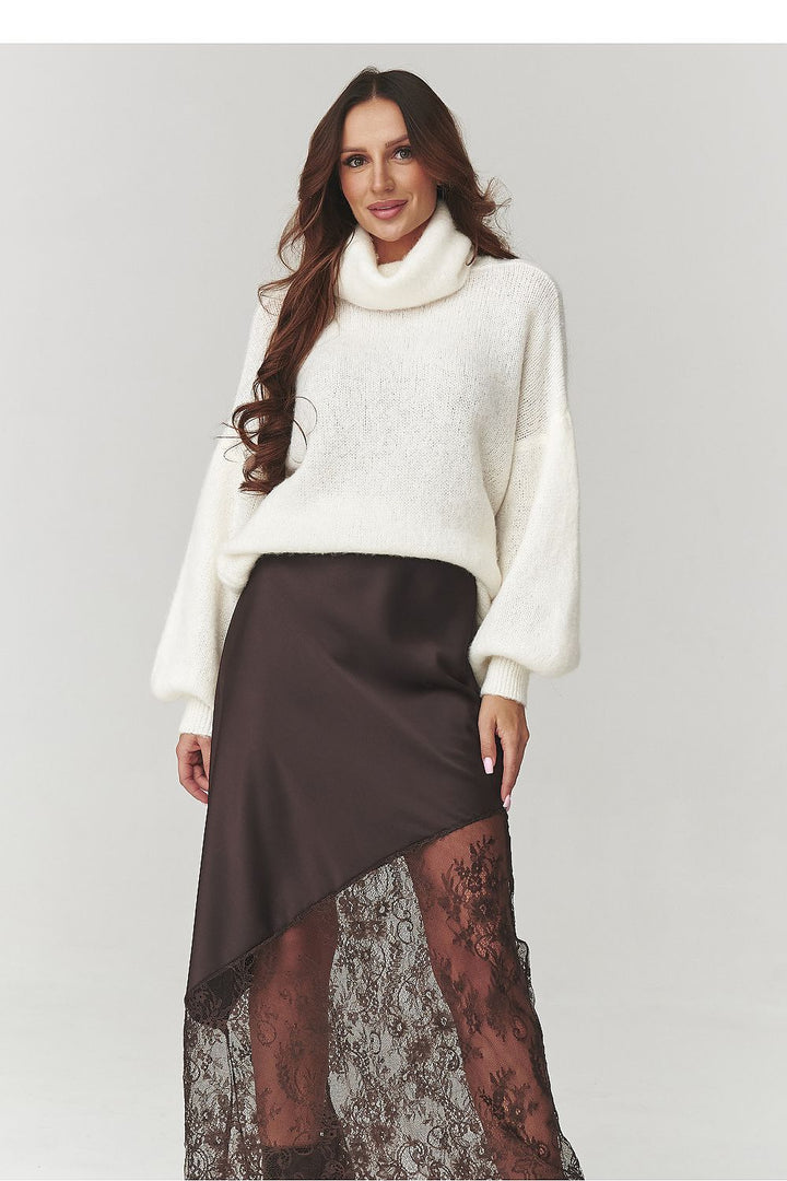  Skirt model 220785 Makadamia 