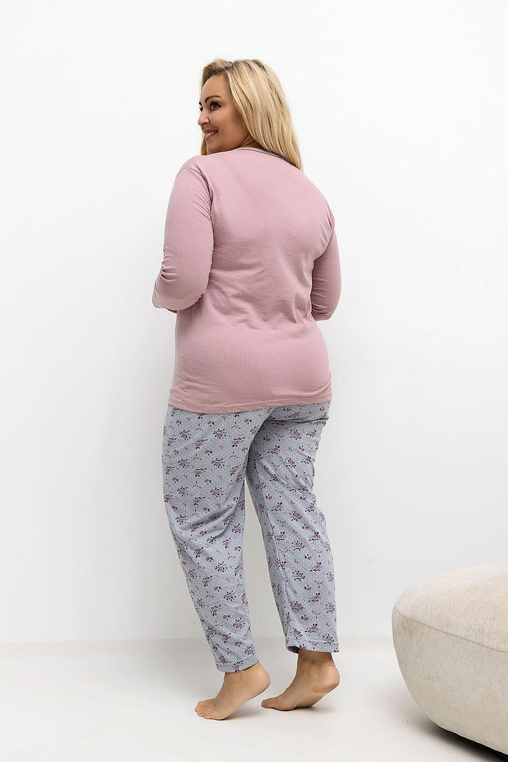  Plus Size Pajamas model 221196 Forever Pink 