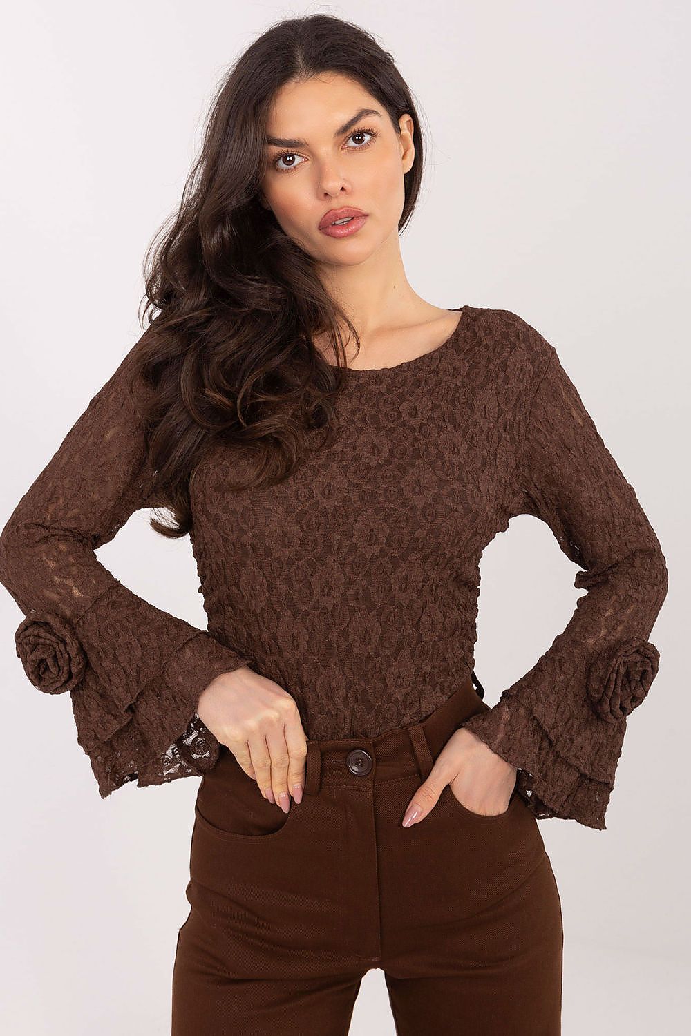  Lace blouse model 222739 Italy Moda 