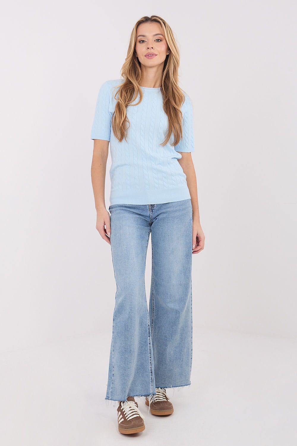  Short sleeve sweater model 222830 Factory Price 