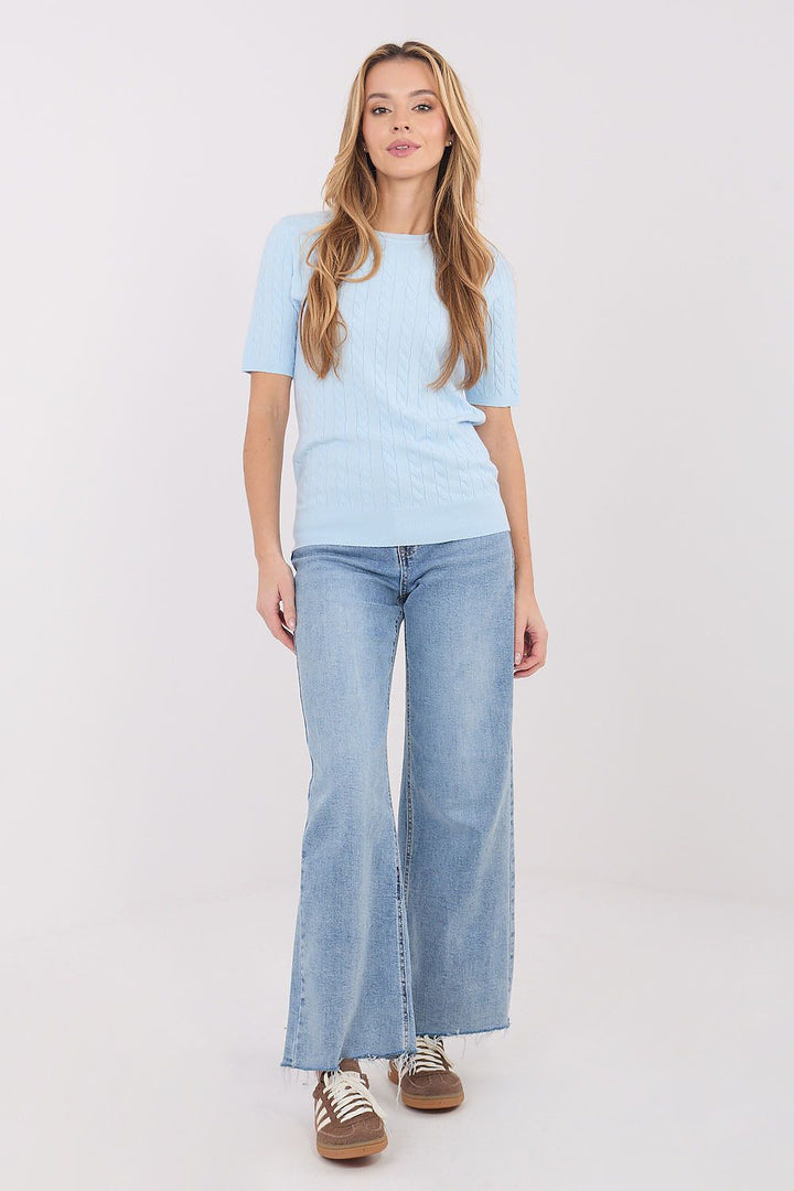  Short sleeve sweater model 222830 Factory Price 