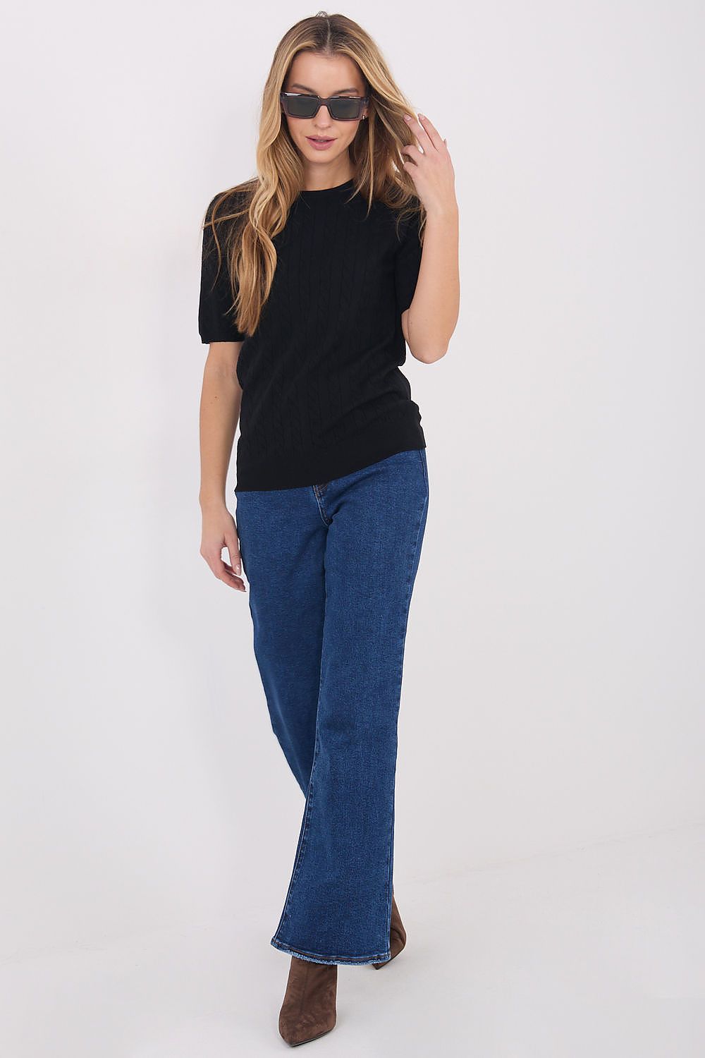  Short sleeve sweater model 222833 Factory Price 