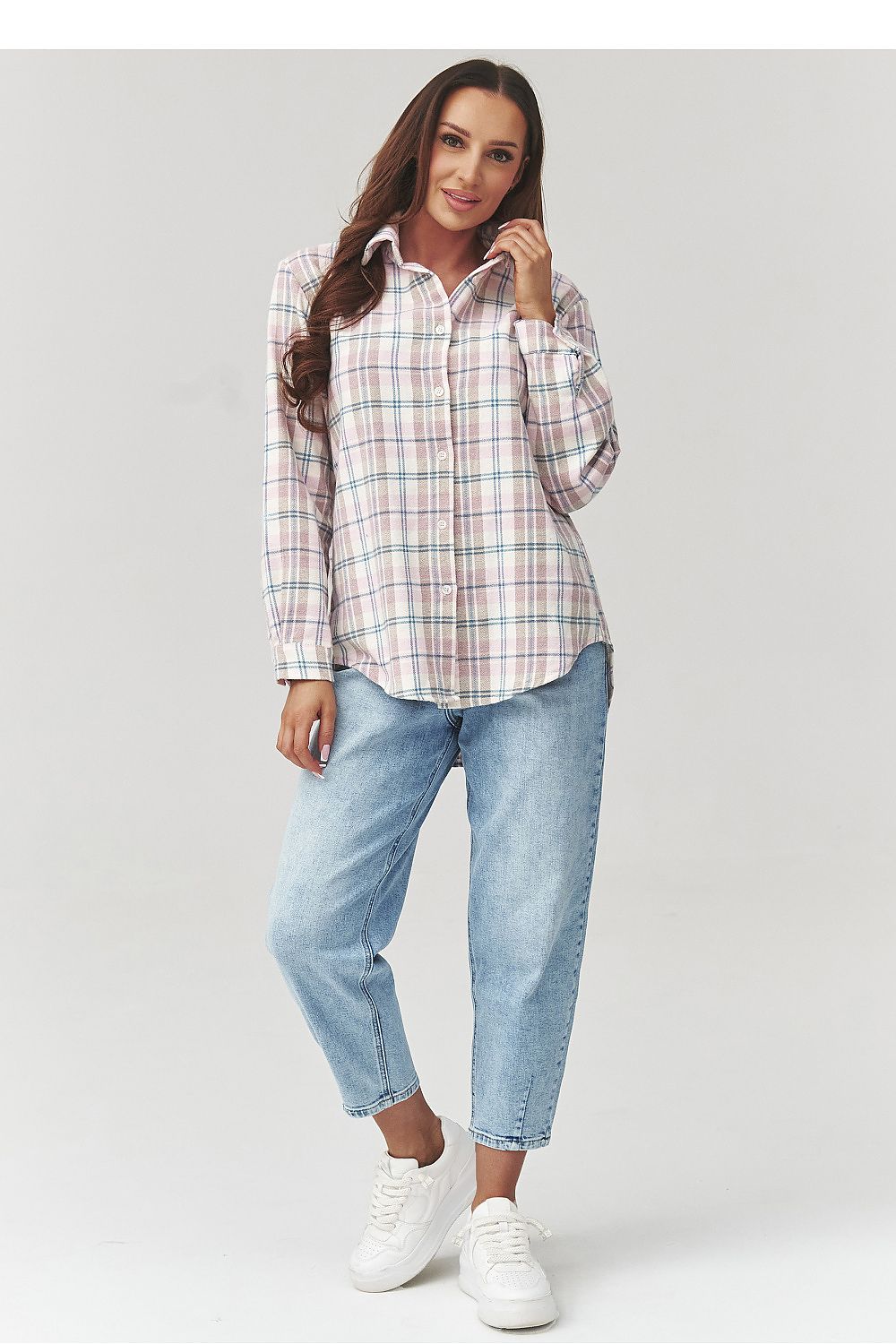  Long sleeve shirt model 223232 Makadamia 