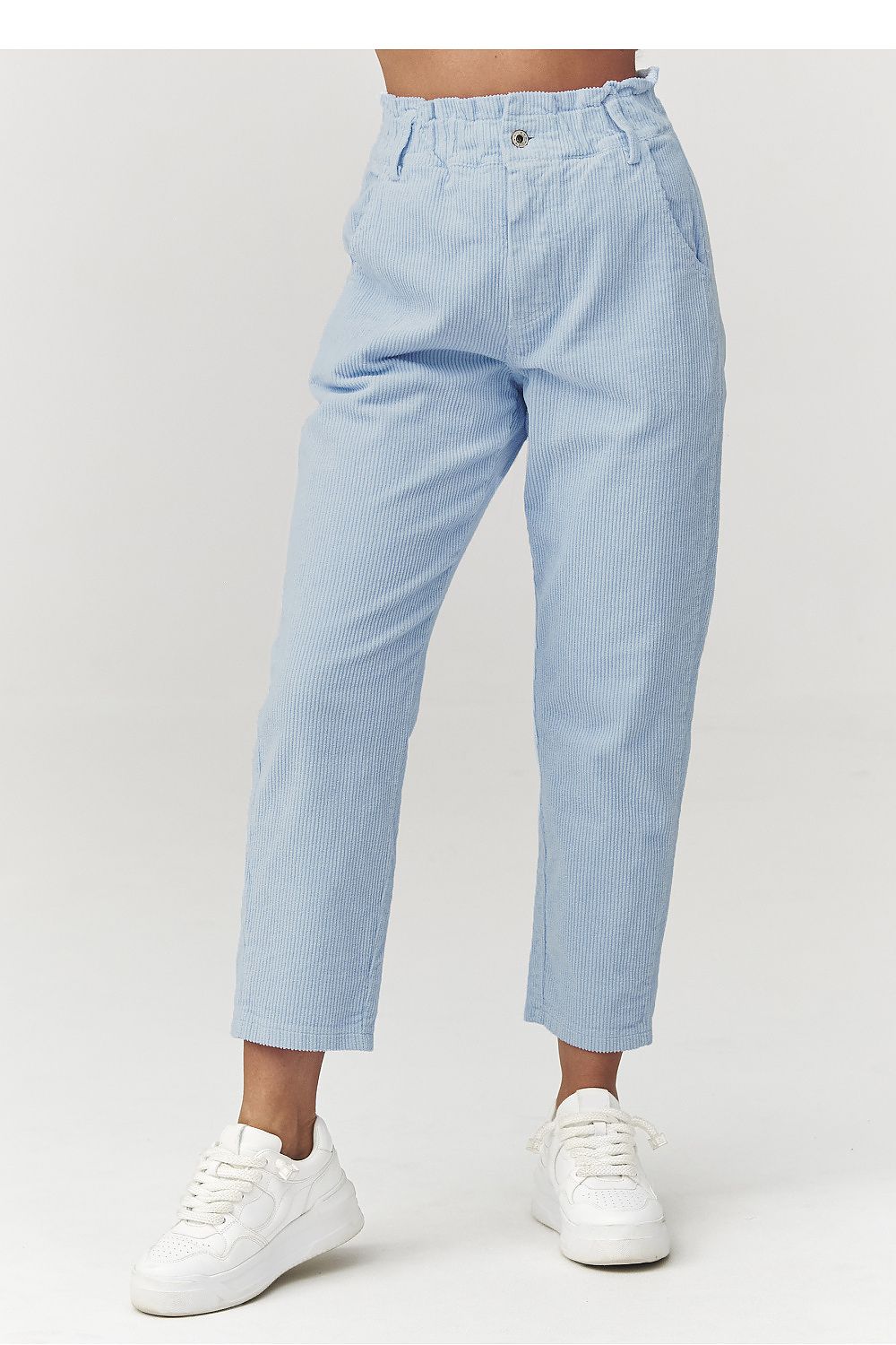  Women trousers model 223244 Makadamia 