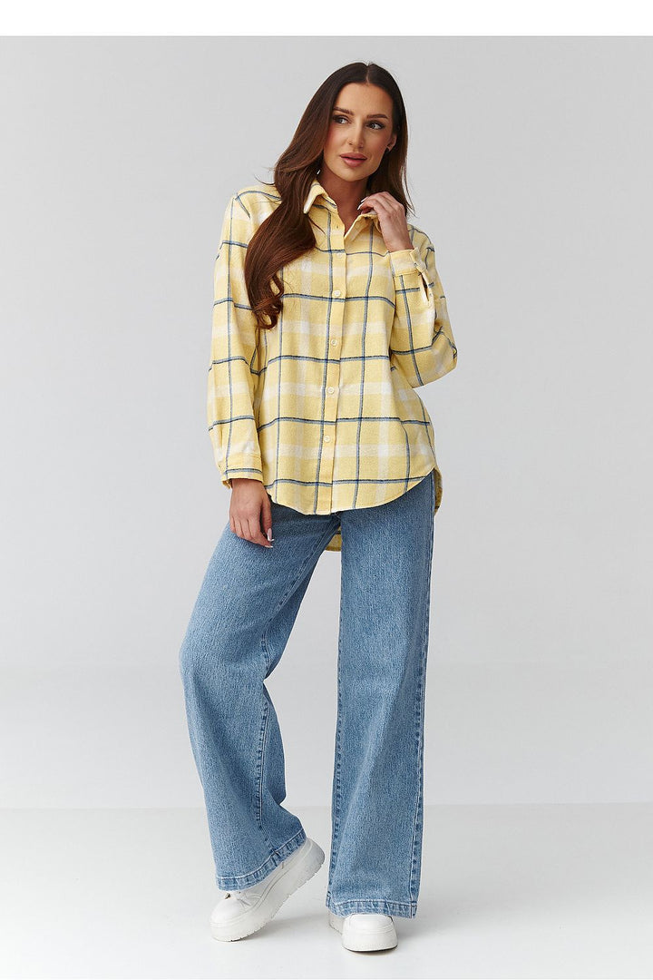  Long sleeve shirt model 224090 Makadamia 