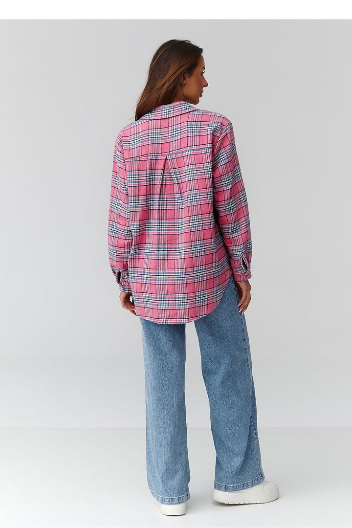  Long sleeve shirt model 224091 Makadamia 