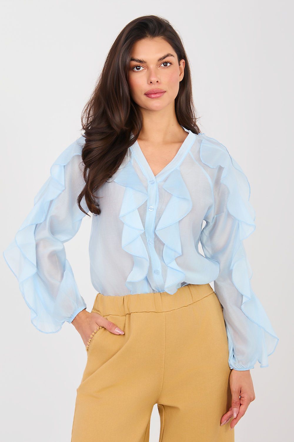  Long sleeve shirt model 224142 Factory Price 