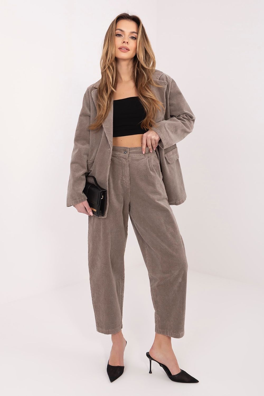  corduroy trousers model 225000 Rue Paris 