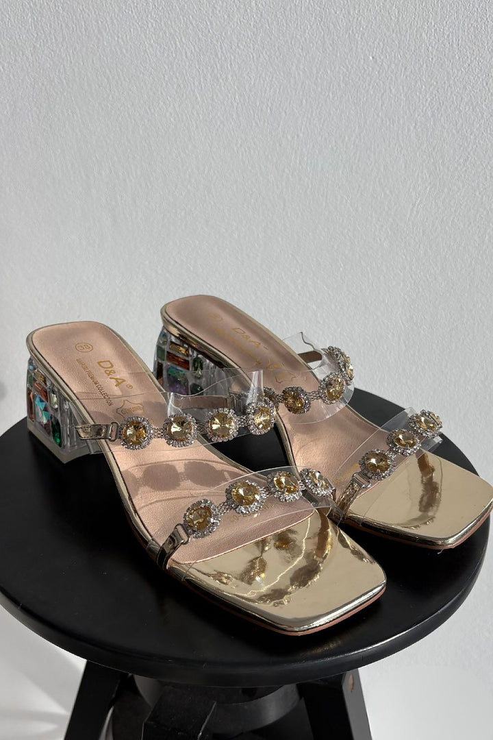  Heeled sandals model 225137 Step in style 