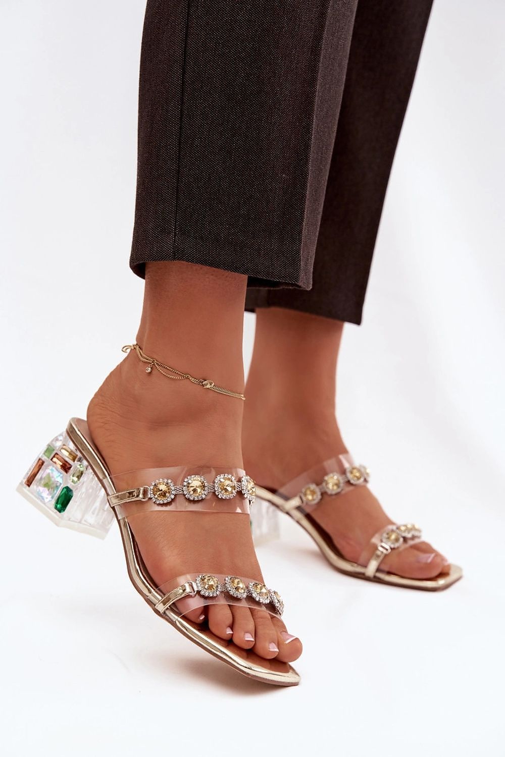  Heeled sandals model 225137 Step in style 